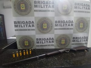 Arma de fogo e munições são apreendidas durante atendimento de Violência doméstica em Alto Alegre