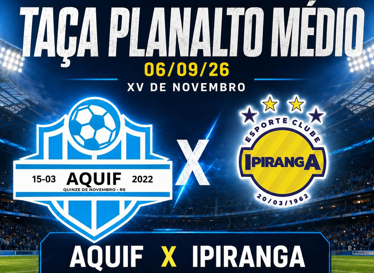 Ipiranga joga como visitante na Taça Planalto Médio