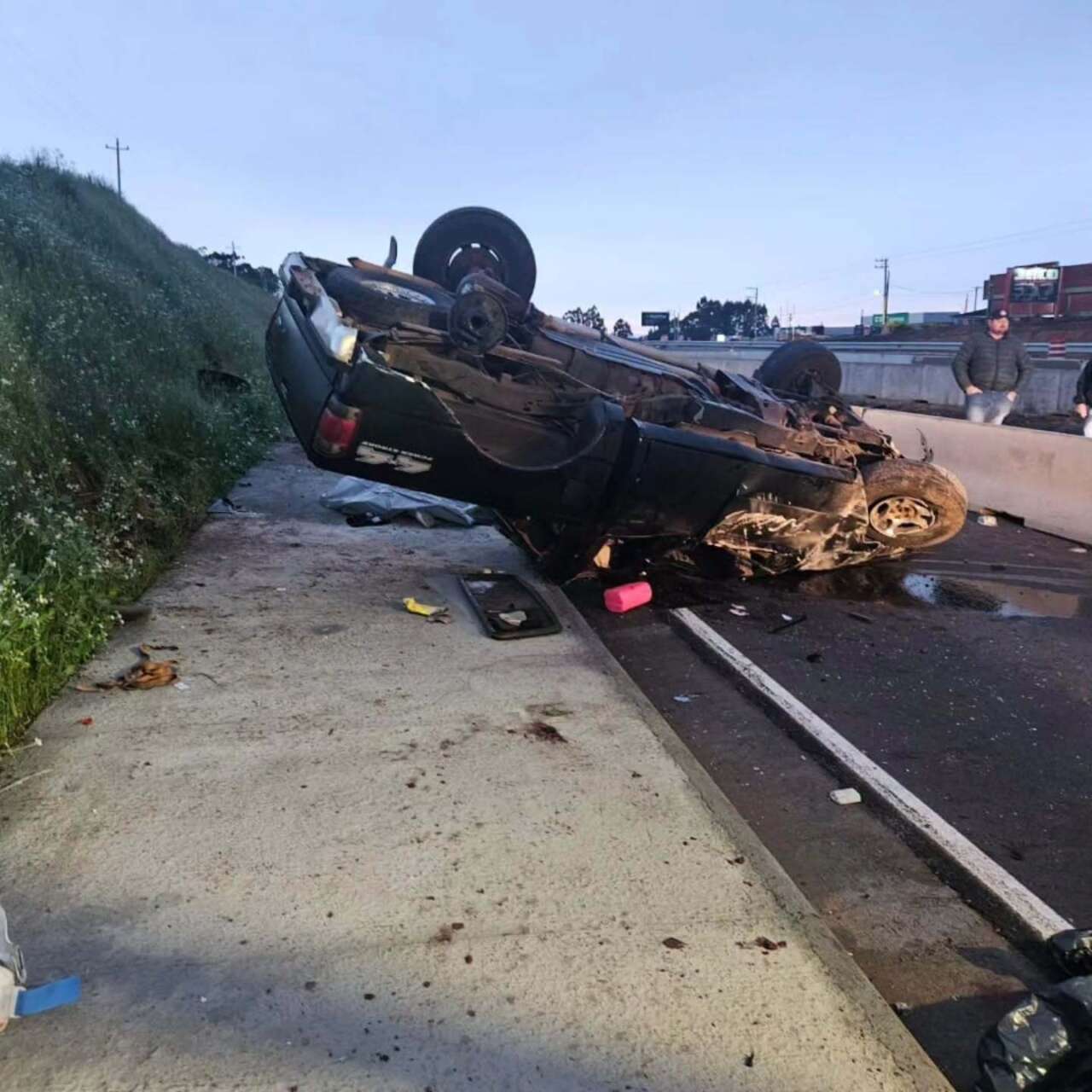 Colisão em desvio na BR-386 deixa dois mortos e dois feridos em Soledade