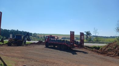 Santo Antônio do Planalto inicia renovação de tubulação no acesso ao Distrito Industrial