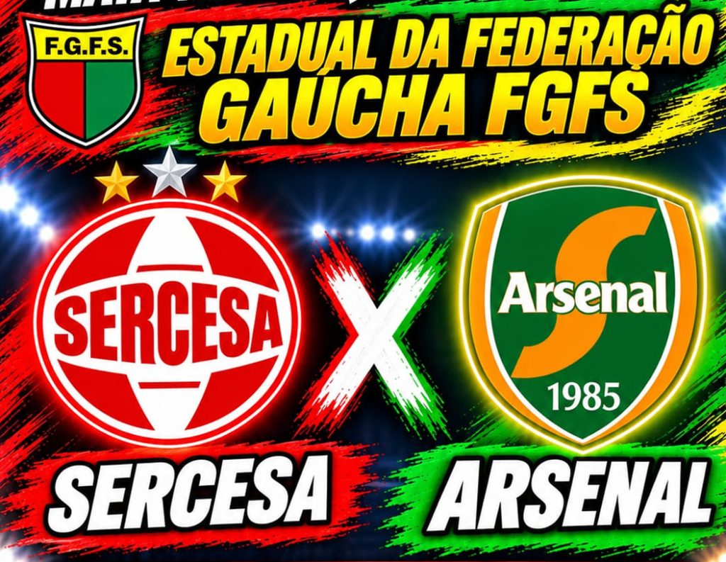 Arsenal e Sercesa se enfrentam pelas quartas de final no Estadual da Federação Gaúcha Sub-17