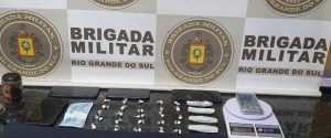 Brigada Militar prende homem por tráfico de drogas em Ronda Alta