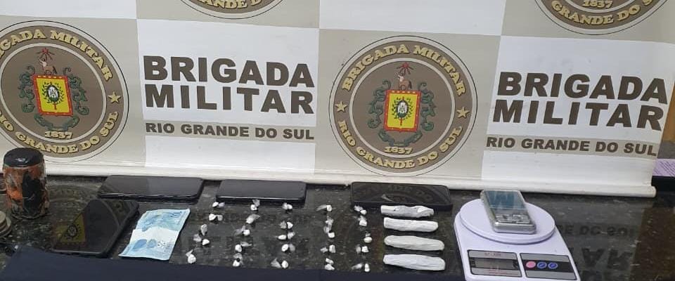 Brigada Militar prende homem por tráfico de drogas em Ronda Alta