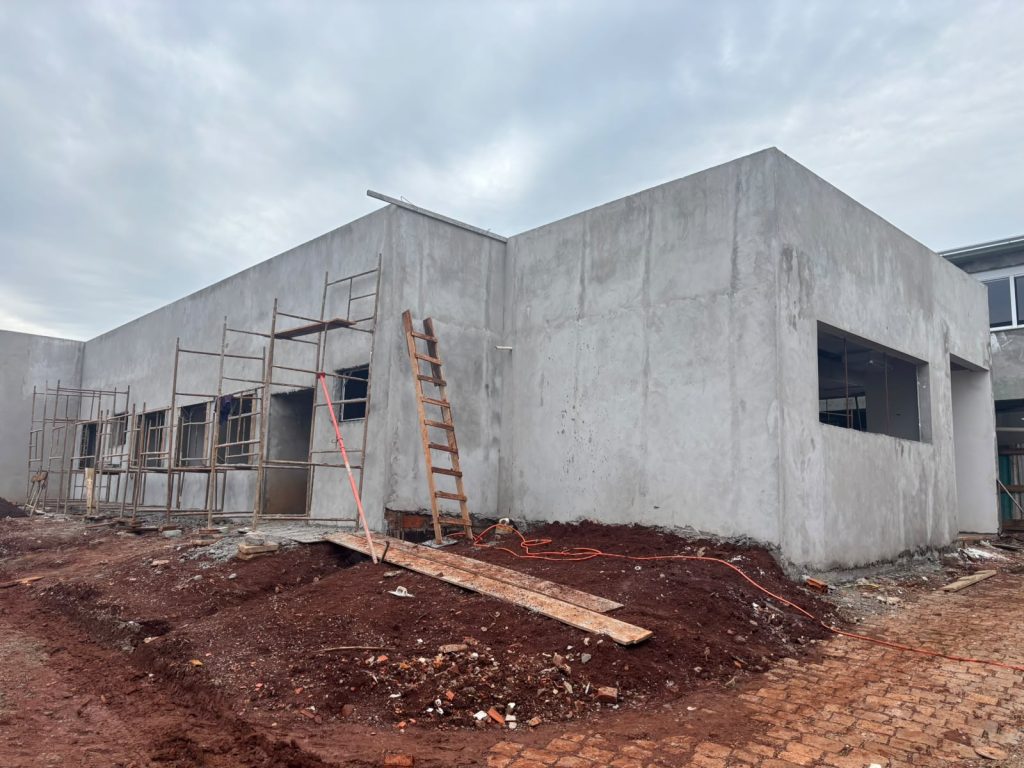 Hospital Alto Jacuí avança na obra de reforma e ampliação do setor de urgência e emergência