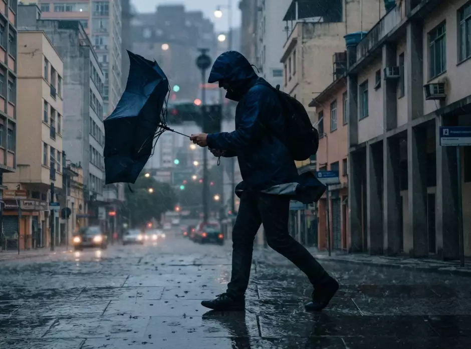 Rio Grande do Sul deve enfrentar novo período de chuvas intensas e vendavais a partir desta quinta-feira