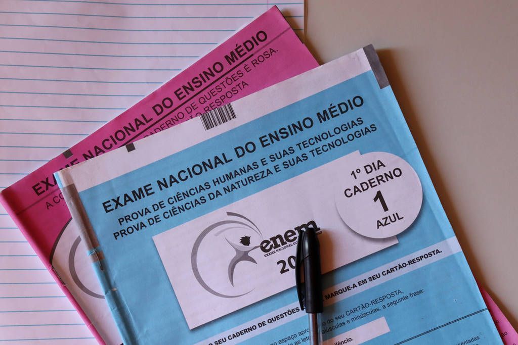 Estudantes da rede estadual do Rio Grande do Sul participam de simulado preparatório para o Enem 2026 em outubro