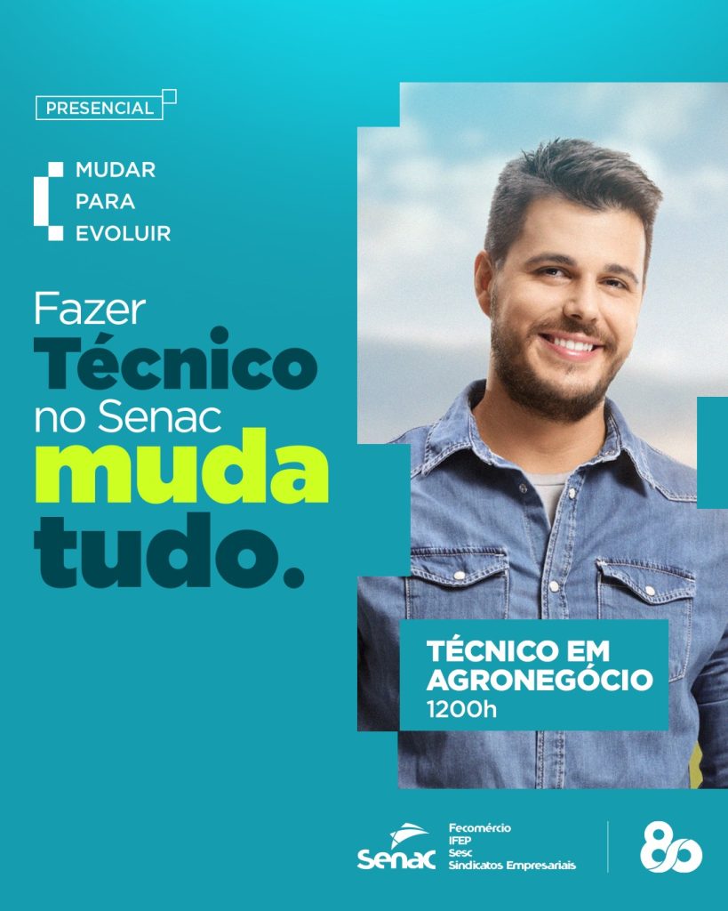 Senac Carazinho amplia formação profissional com novo curso Técnico em Agronegócio