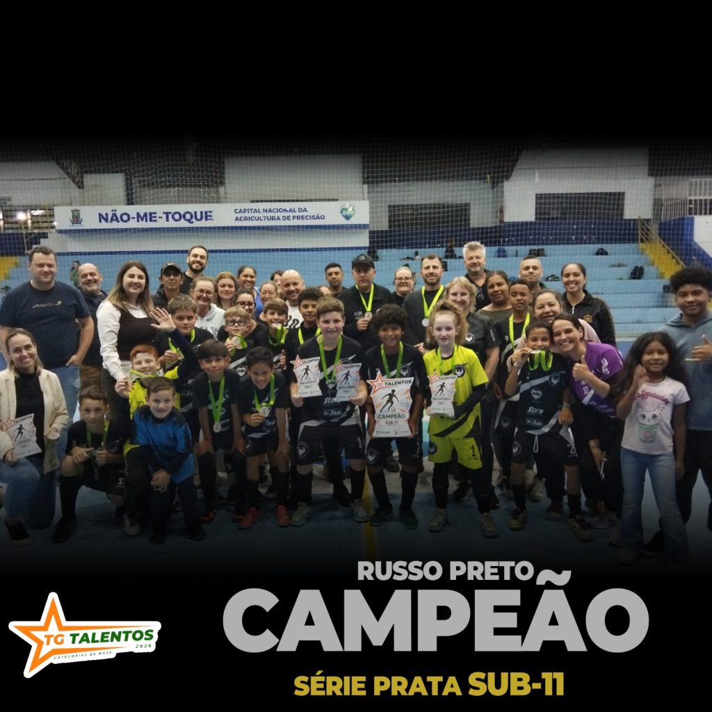 Sub-11 do Russo Preto conquista Série Prata na TG Talentos